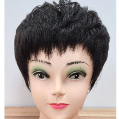 全真发切口式刘海，手织款 透气四季佩戴(杨老师）